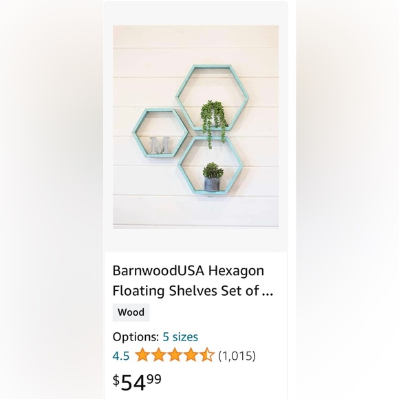 Honeycomb hexagon shelves - Picture 3 of 3